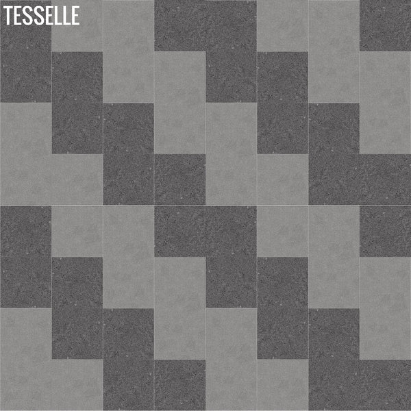 Tacaná and Bárcena 24x12" Lava Tile Planks Layout b